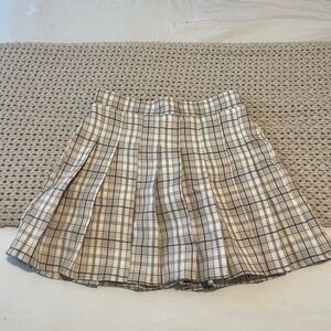 Grey Bandit plaid skirt